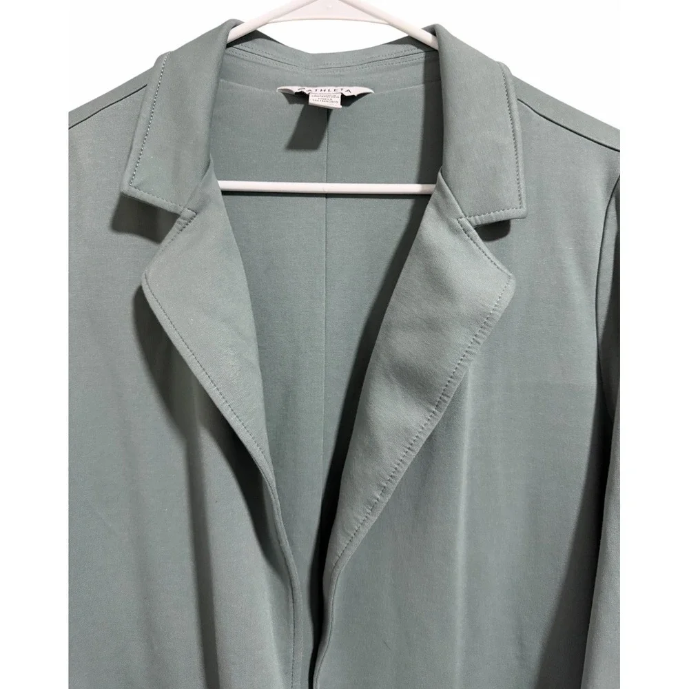 Athleta Eastbound Blazer Gray Sage Jacket Women's Size‎ 14